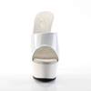 Pleaser - KISS201 Mules à talons - Chaussures de pole dance - Blanc Product image